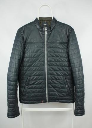 Утепленная кожаная куртка oakwood quilted thinsulate leather j...