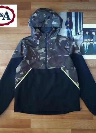Стильная куртка, ветровка, анорак c&a швеция 14-16лет