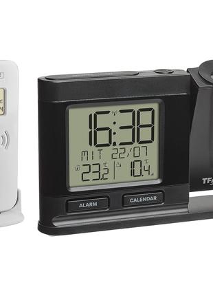 Проекционные часы с будильником и термометром TFA (60501801)