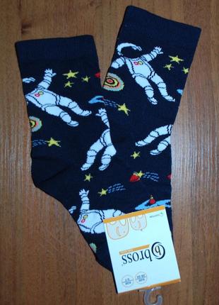 Демісезонні шкарпетки 5-7, 7-9, 9-11 bross бросс космонавт