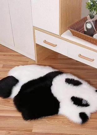 Приліжковий килимок штучне хутро Панда дитячий килимок 60*90 см