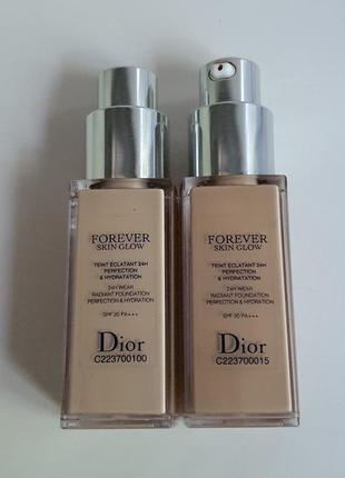 Тональний крем із сяючим фінішем dior forever skin glow
