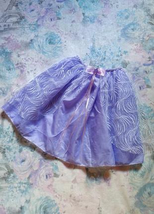 Юбочка для танцев на 3-6 лет,танцевальная юбка