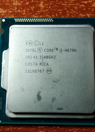 Процессор intel i5 4670K сокет 1150