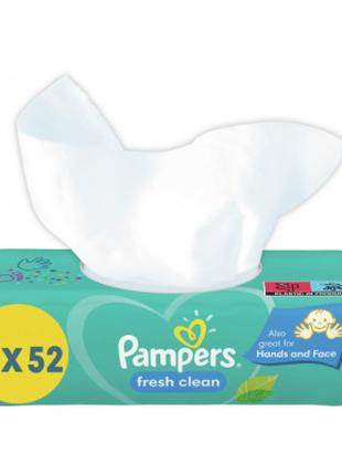 Детские влажные салфетки Pampers Fresh Clean 4х52 шт (80018410...