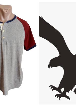 Оригінадьна футболка поло american eagle.
