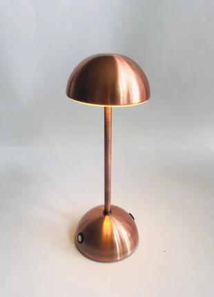 Портативный светодиодный ночник лампа в виде гриба, 3 режима