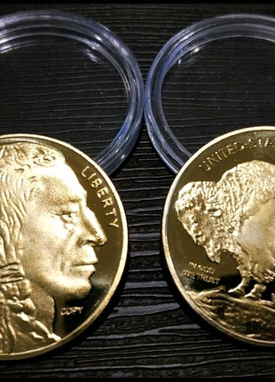 Монета "Американский золотой бизон"