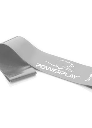 Фітнес-резинка PowerPlay 4140 Level 3 (600*60*1.0 мм, 15 кг) Сіра