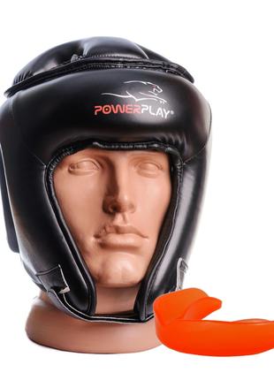 Боксерский шлем турнирный PowerPlay 3045 Черный M
