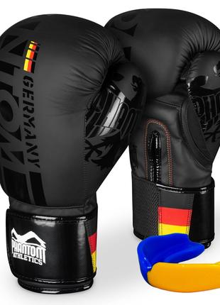 Боксерские перчатки Phantom Germany Black 16 унций