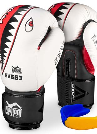 Боксерские перчатки Phantom Fight Squad WEISS White 12 унций