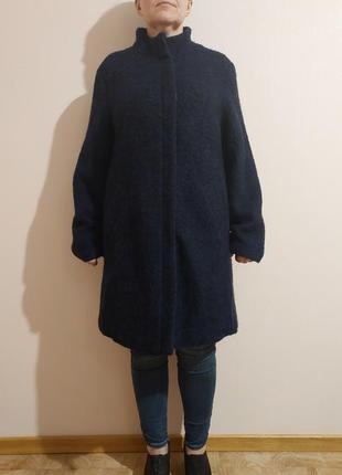 Женское ворсистое пальто 52-54 размера