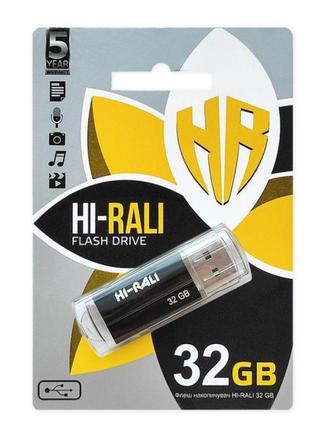 Накопитель USB Flash Drive Hi-Rali Corsair 32gb Цвет Чёрный