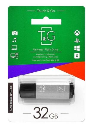 Накопичувач USB Flash Drive T&G; 32gb Vega 121 Колір Сірий