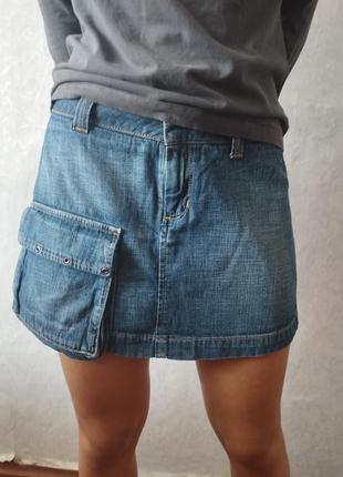 Оригинальная джинсовая юбка от guess jeans