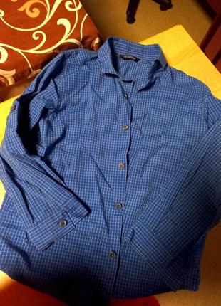 Голубая рубашка на мальчика waikiki 6-7р