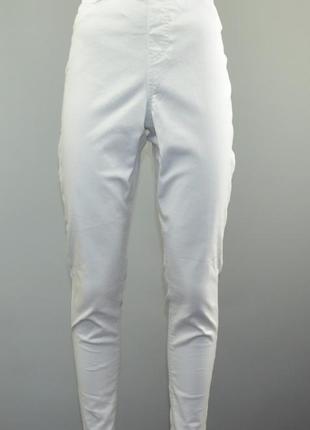 Классные, белоснежные джеггинсы, штаны фирмы f&f (42)