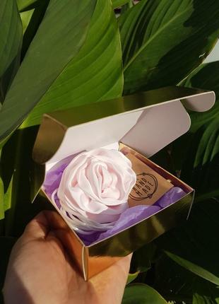 Чокер роза розовая из искусственного шелка армани - 6,5-7 см