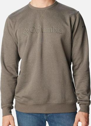 Джемпер мужской Columbia™ Logo Fleece Crew Серый