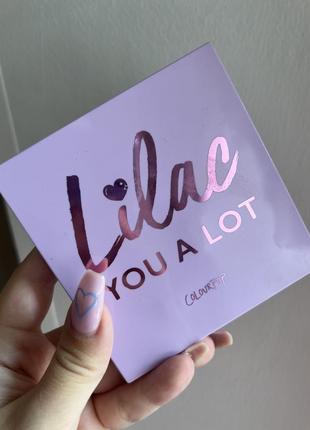 Lilac you a lot colourpop палетка тіней