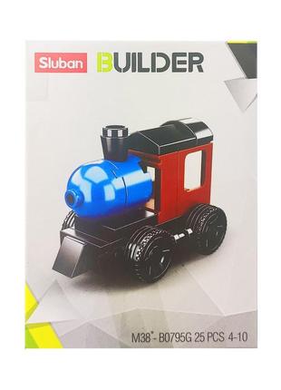 Дитячий конструктор транспорт sluban m38-b0795, транспорт, фіг...