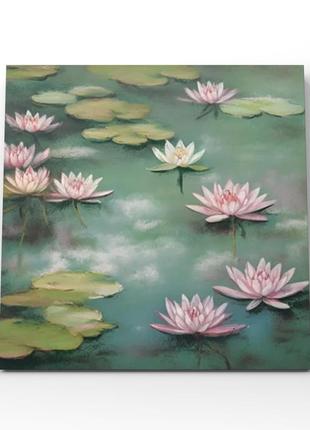 Картина водяные лилии лотос оплаты пруд