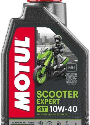 Масло 4T скутер 1л MOTUL SCOOTER EXPERT MB SAE 10W40 #105935