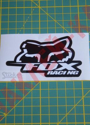 Виниловая наклейка стикер - FOX Racing
