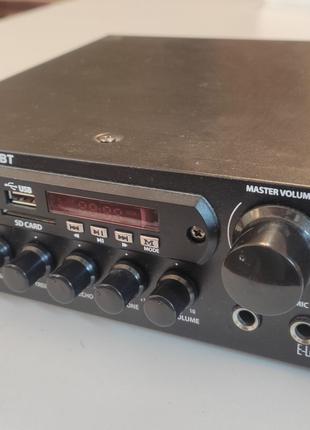 Підсилювач караоке E-Lektron EL2-BT USB/SD/BT/FM