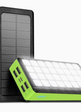 Солнечное зарядное устройство PS000 30000 мАч Power Bank Кемпи...