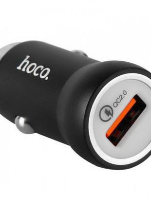 Автомобильное зарядное устройство адаптер Hoco Z4 1 USB Port 2A Q