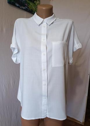 Рубашка женская белая р. 48 l