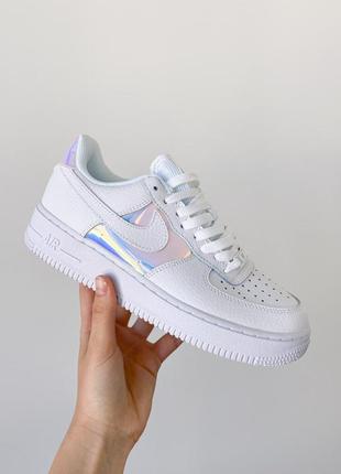 Кроссовки nike air force 1 low white/silver