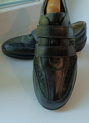 Кожаные ортопедические туфли-кроссовки waldlaufer германия