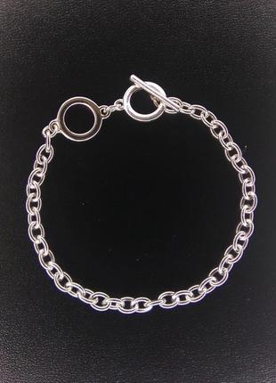 Серебренный женский браслет