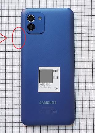 Задняя крышка Samsung A035F Galaxy A03 для телефона Б/У Original
