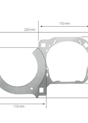 Монтажная рамка для линз Mazda 3 2006 - 2012