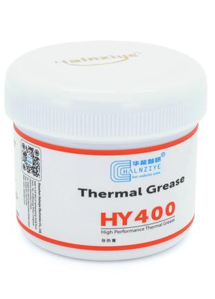 Паста термопроводная HY-410 30g, шприц, White, >1,42W/m-K, <0....