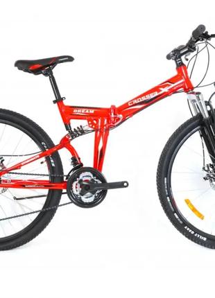 Складаний двопідвісний велосипед Crosser Dream Folding 26" (ра...