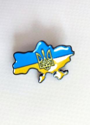 Брошка пін карта україни уцінка україна крим патріотика