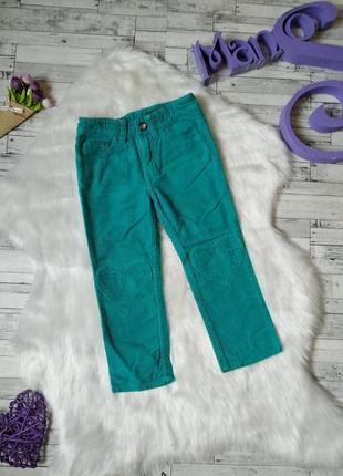 Штаны h&m вельветовые зеленые на девочку на рост 98 см