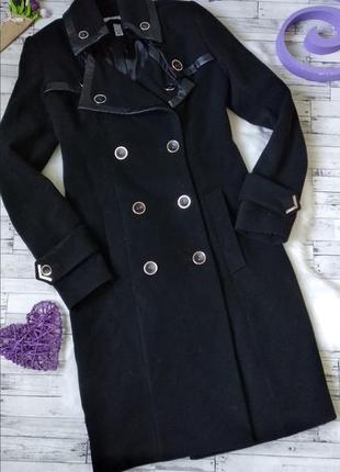 Пальто samang деми женское черное размер 42