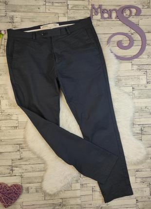 Мужские брюки burton menswear london темно-синие размер 34