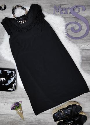 Жіноча чорна сукня без рукавів розмір 48 l