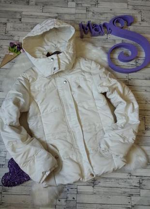 Куртка adidas женская белая размер 42-44(s)