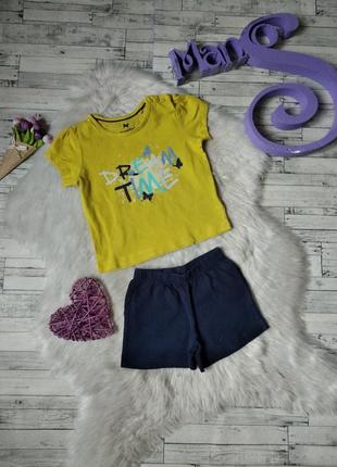 Комплект футболка і шорти lupilu на дівчинку