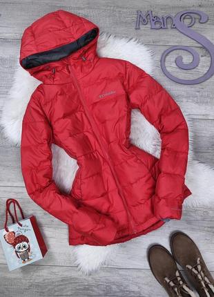Женская зимняя куртка columbia красная размер 44 s
