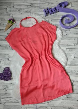 Платье incity женское с открытой спиной коралловое размер 48 l