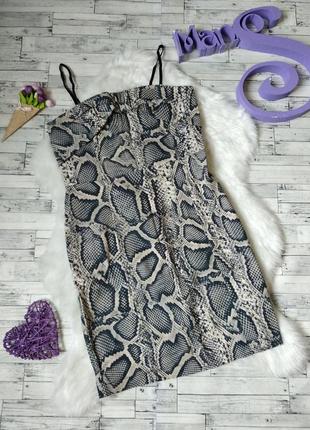 Платье rinascimento женское змеиный принт размер 48 l
